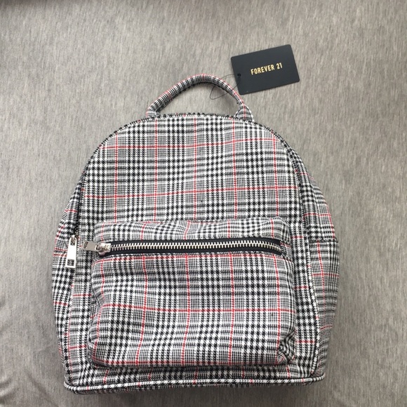 glen plaid backpack